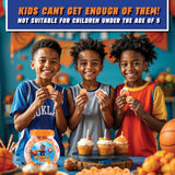 30 Basketball Candy Gummy Balls with Orange Flavored Jelly Filling, Perfect as Basketball Party Favors or Basketball Goodie Bag Fillers, By 4YoreElves
