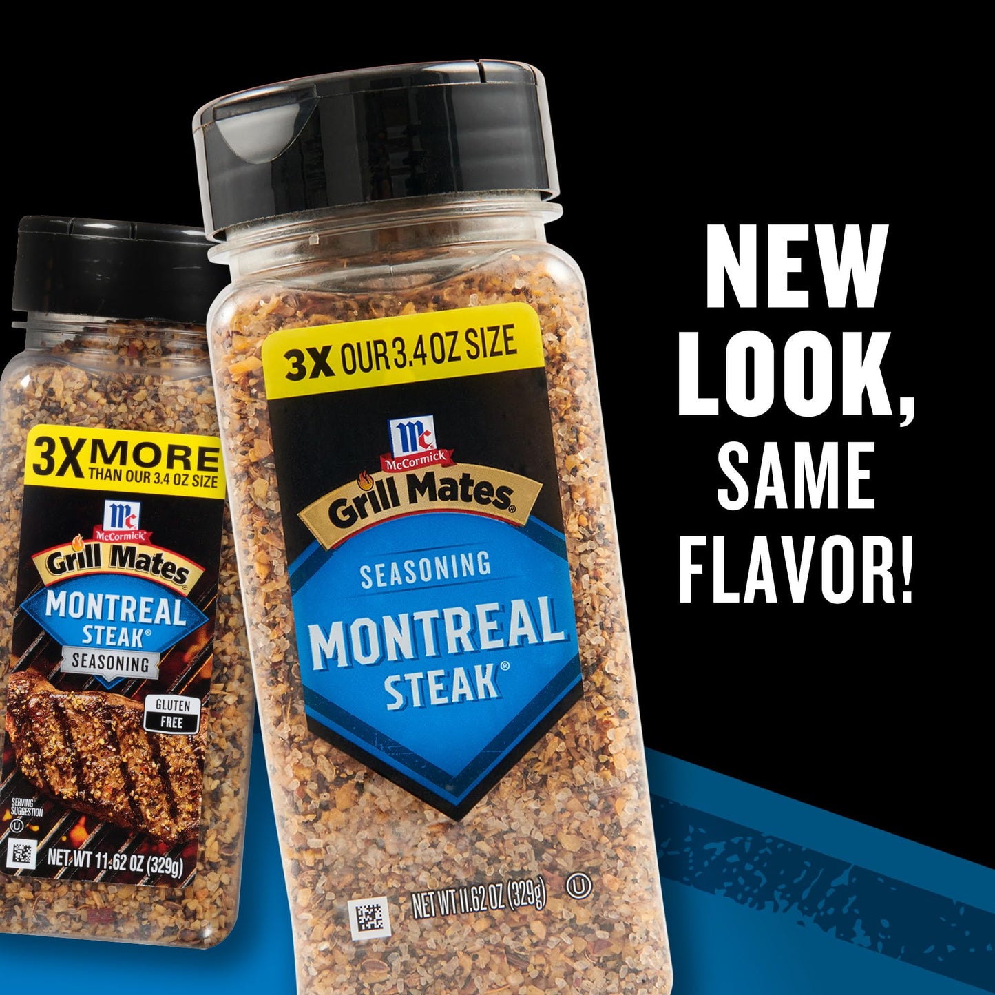 McCormick Grill Mates Seasoning, Montreal Steak, No MSG Added, Gluten Free, No Artificial Flavors, For Transforming Everyday Cuts of Meat
