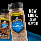 McCormick Grill Mates Seasoning, Montreal Steak, No MSG Added, Gluten Free, No Artificial Flavors, For Transforming Everyday Cuts of Meat