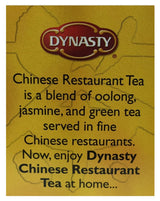Dynasty 100% Natural Tea 16 Individual Tea Bags Per Pack (Chinese Restaurant, 2 Pack)