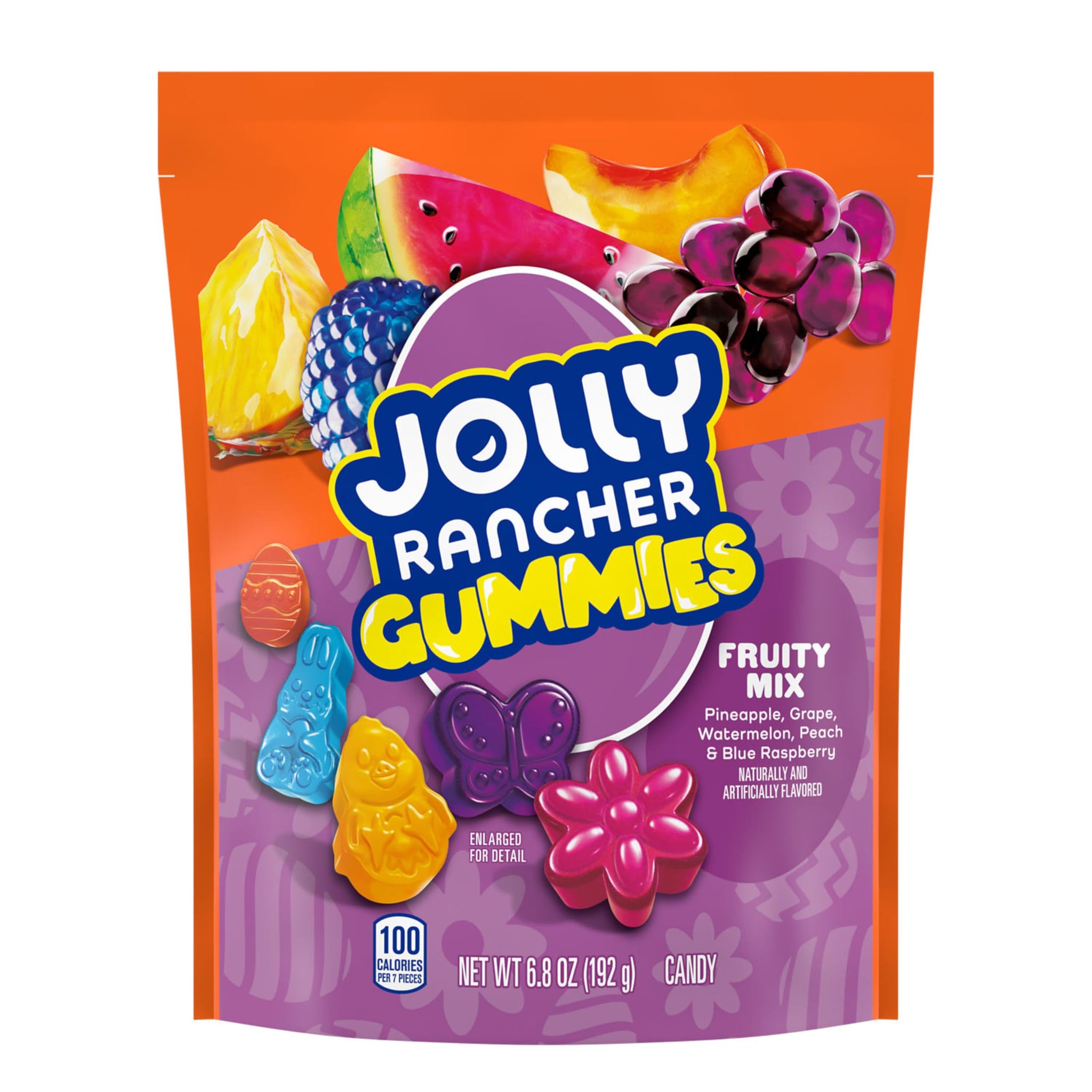 JOLLY RANCHER Gummies Fruity Mix Flavored, Easter Candy Bag, 6.8 oz