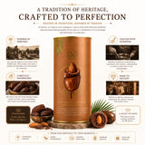 Huries Milk Chocolate Covered Dates with Almonds, Individually Wrapped Gourmet Stuffed Date Candy, Turkish Dessert Snack, 200 g