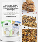 The Safe And Fair Food Company Granola Key Lime Pie 12 OZ, Chocolate Chip Cookie Dough 12 OZ Bundle with Dental Floss - Allergen-Free, Plant-Based