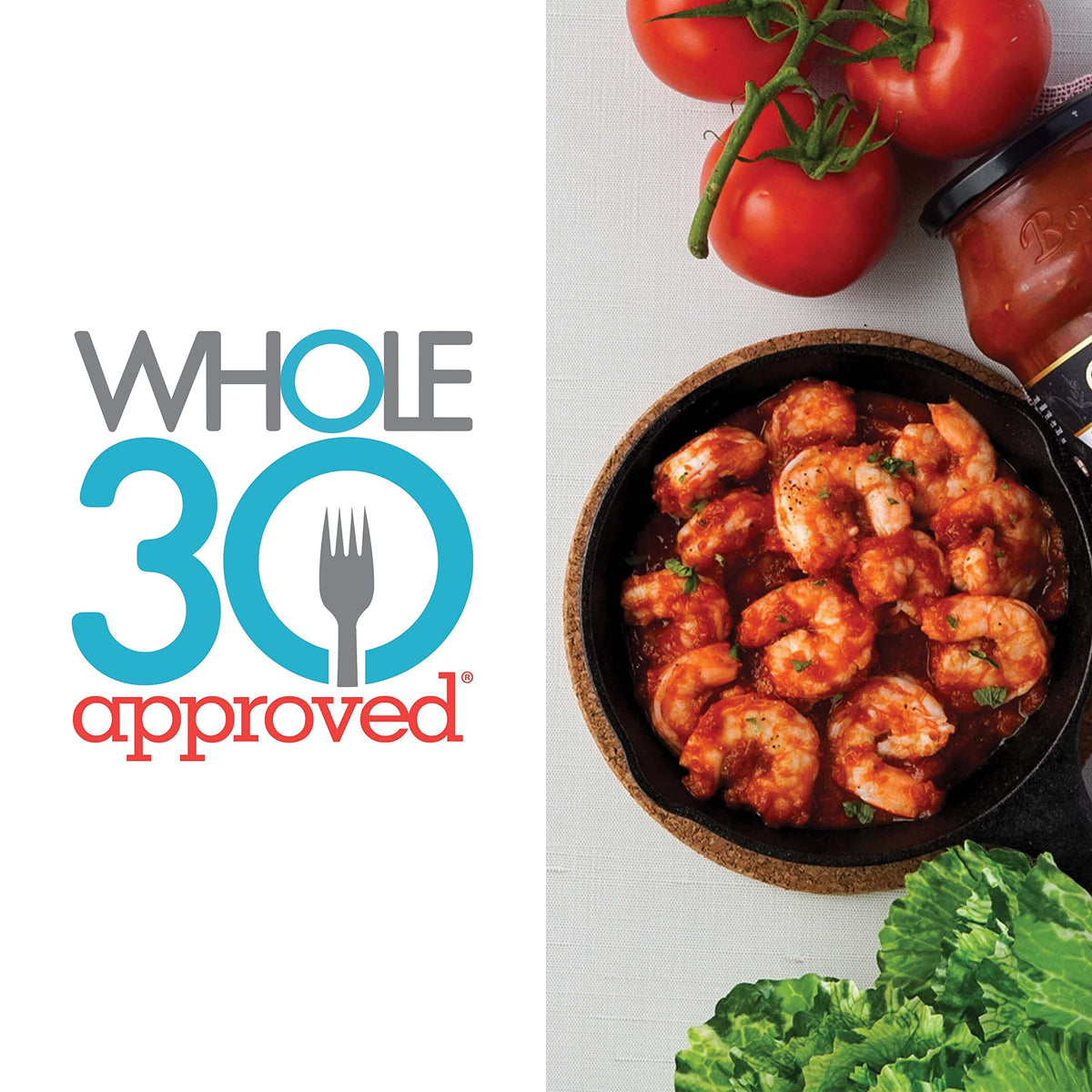 Spicy Fra Diavolo Premium Pasta Sauce by Botticelli, 24oz - No Added Sugar - Whole30 Approved - Keto Friendly - Gluten Free - Product of Italy