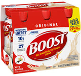 Boost Original Nutritional Energy Balanced Nutritional Drink (6 Count (Pack of 2), Vanilla)