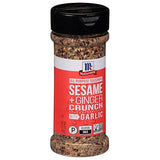 McCormick Sesame and Ginger Crunch with Garlic All Purpose Seasoning, 4.77 oz