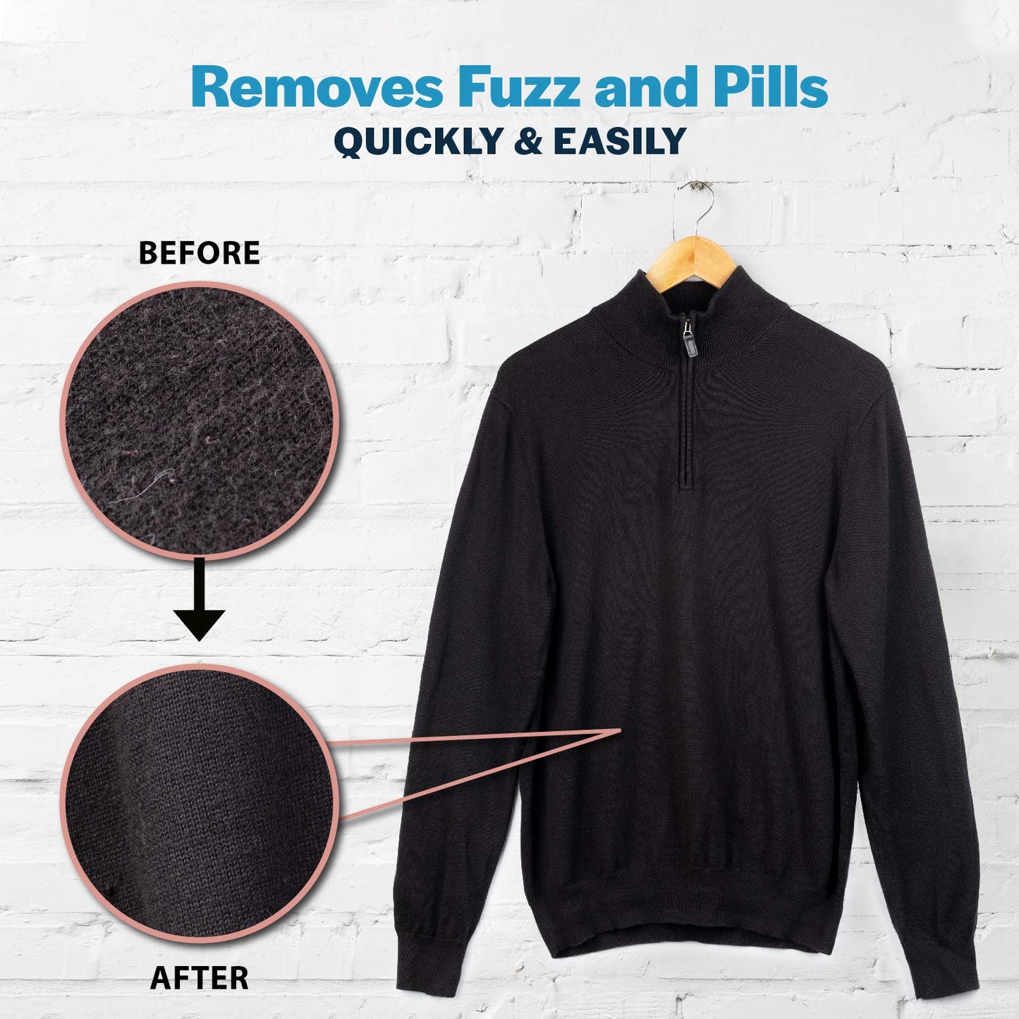 Fuzzfree Fuzz Free Electric Fabric Shaver, Rechargeable Lint Remover, Fuzz Pill Clothing Remover