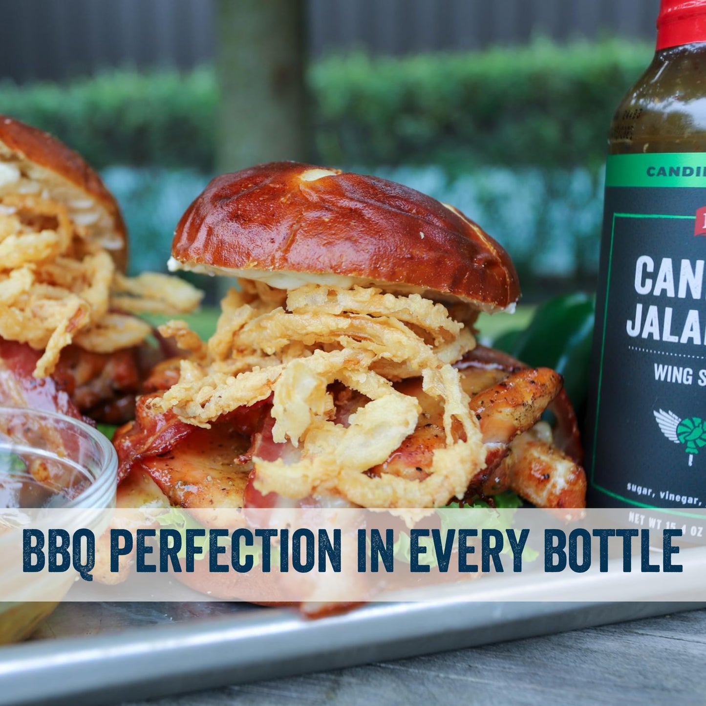 PS Seasoning Candied Jalapeno BBQ Chicken Wing Sauce - Sweet and Spicy All-Purpose Hot Sauce for Grilling, Dipping, Tossing, and Marinating - Perfect