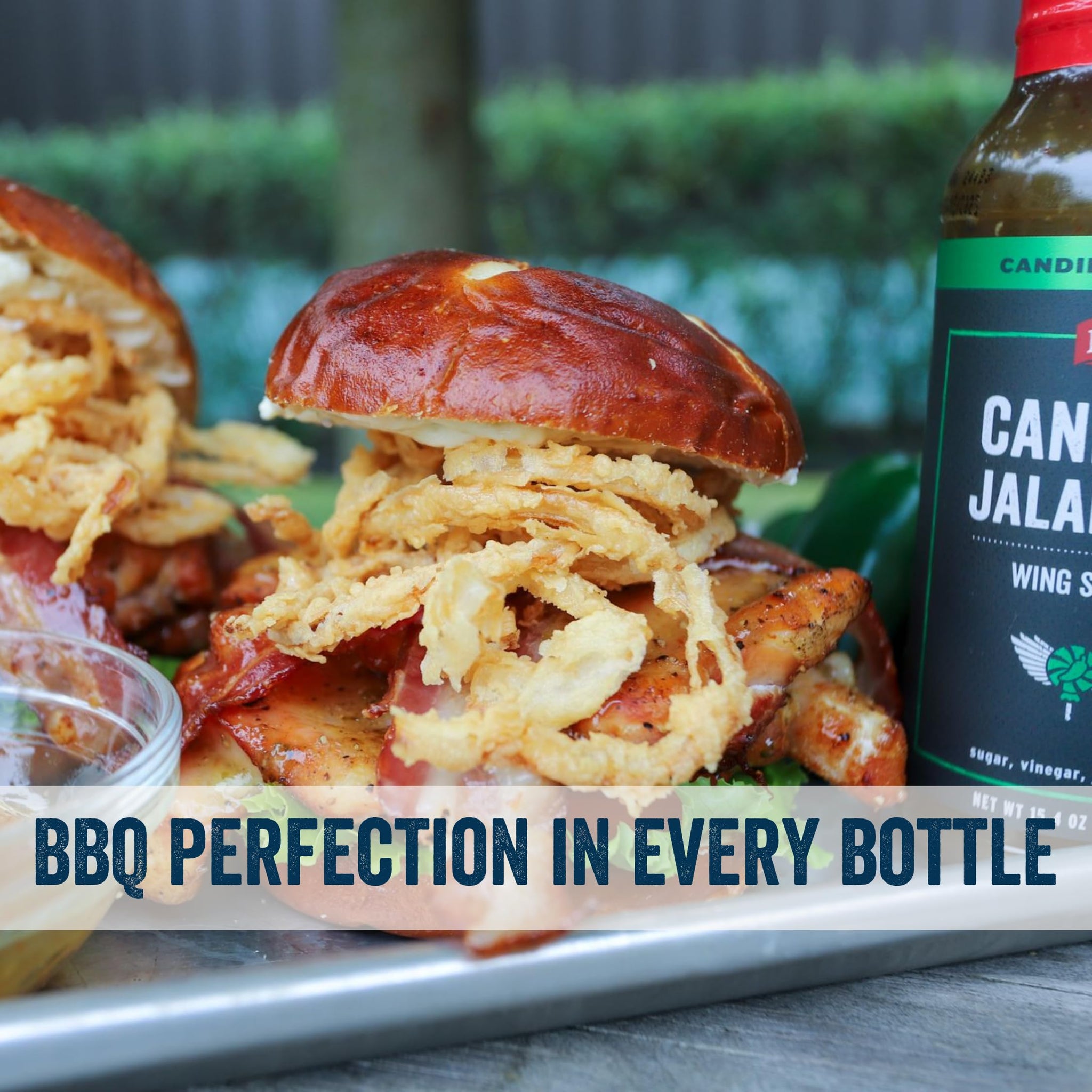 PS Seasoning Candied Jalapeno BBQ Chicken Wing Sauce - Sweet and Spicy All-Purpose Hot Sauce for Grilling, Dipping, Tossing, and Marinating - Perfect