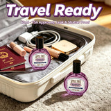 Travel Wrinkle Release Spray by BOUDART LABORATORIES - 40ml TSA Approved Fabric Deodorizer Spray & Wrinkle Releaser for Clothes, Couch - Portable Odor