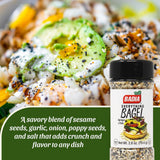 Badia Everything Bagel Seasoning Blend, 2.8 oz - Sesame Seed, Poppy Seed, Garlic, Onion and Salt