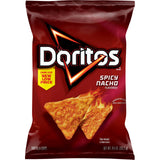 Doritos Tortilla Chips Spicy Nacho, 9.25 Oz