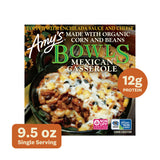 Amy's Frozen Meals, Mexican Casserole Bowl, Made With Organic Corn and Beans, Microwave Meals, 9.5 Oz