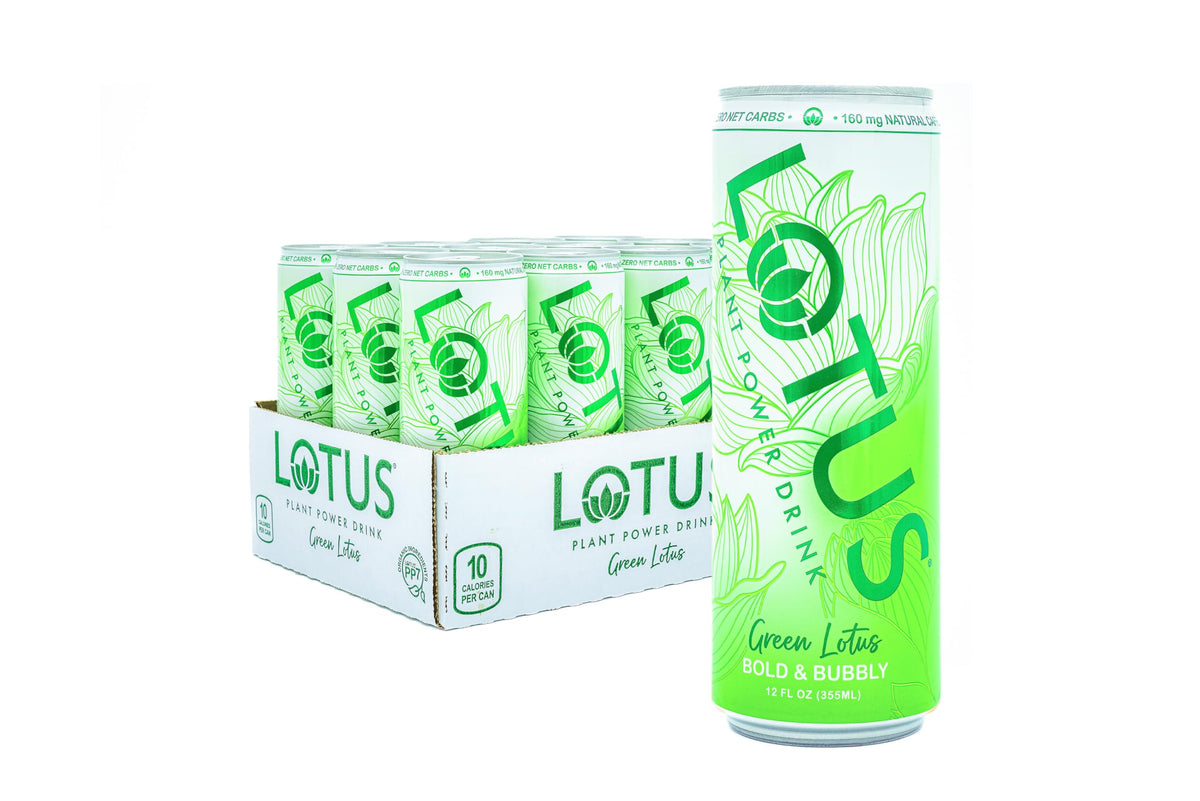 Green Lotus Watermelon Plant Power® Zero Sugar 160 mg, 12 Pack 12 oz Cans