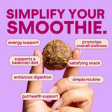 The Bomb Co. Blender Bomb, Get up & Goji, Superfood Smoothie Mix With Goji Berries, Hemp, Flax, Chia Seeds & Amino Acids, Gluten Free, High Fiber, 10
