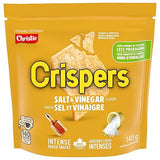 Christie Crispers, Salt & Vinegar Crackers, 145g/5.1 Ounce, (12 Pack), Imported from Canada}