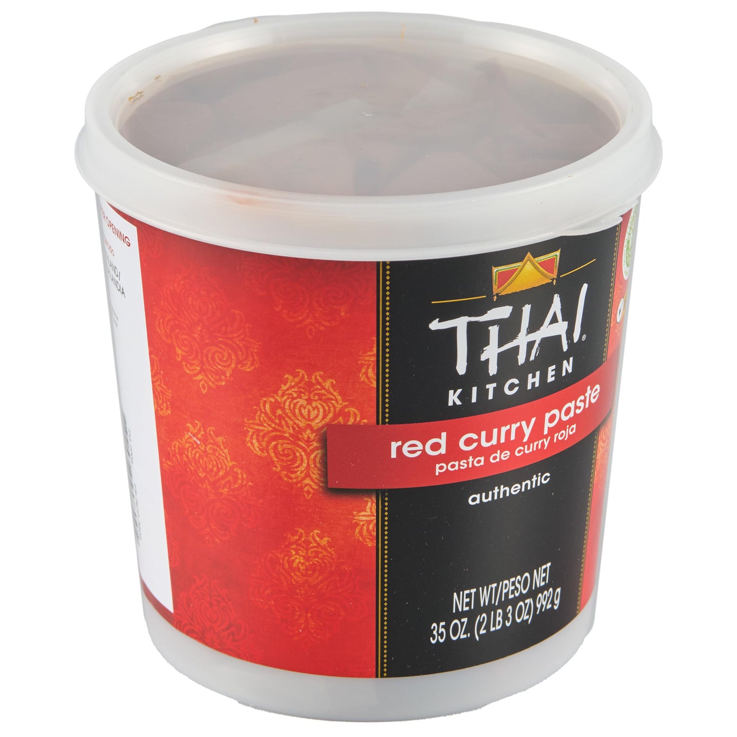 Thai Kitchen Red Curry Paste, 35 oz - One 35 Ounce Tub of Thai Red Curry Paste with Red Chili Pepper, Lemongrass, Thai Ginger and Spices, Perfect