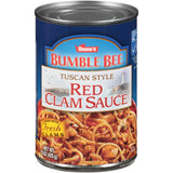 Snow's Tuscan Style Red Clam Sauce, 15 oz - Authentic Italian Clam Sauce - Made with Fresh Clams, Garlic & Spices - Serve with Your Favorite Pasta or