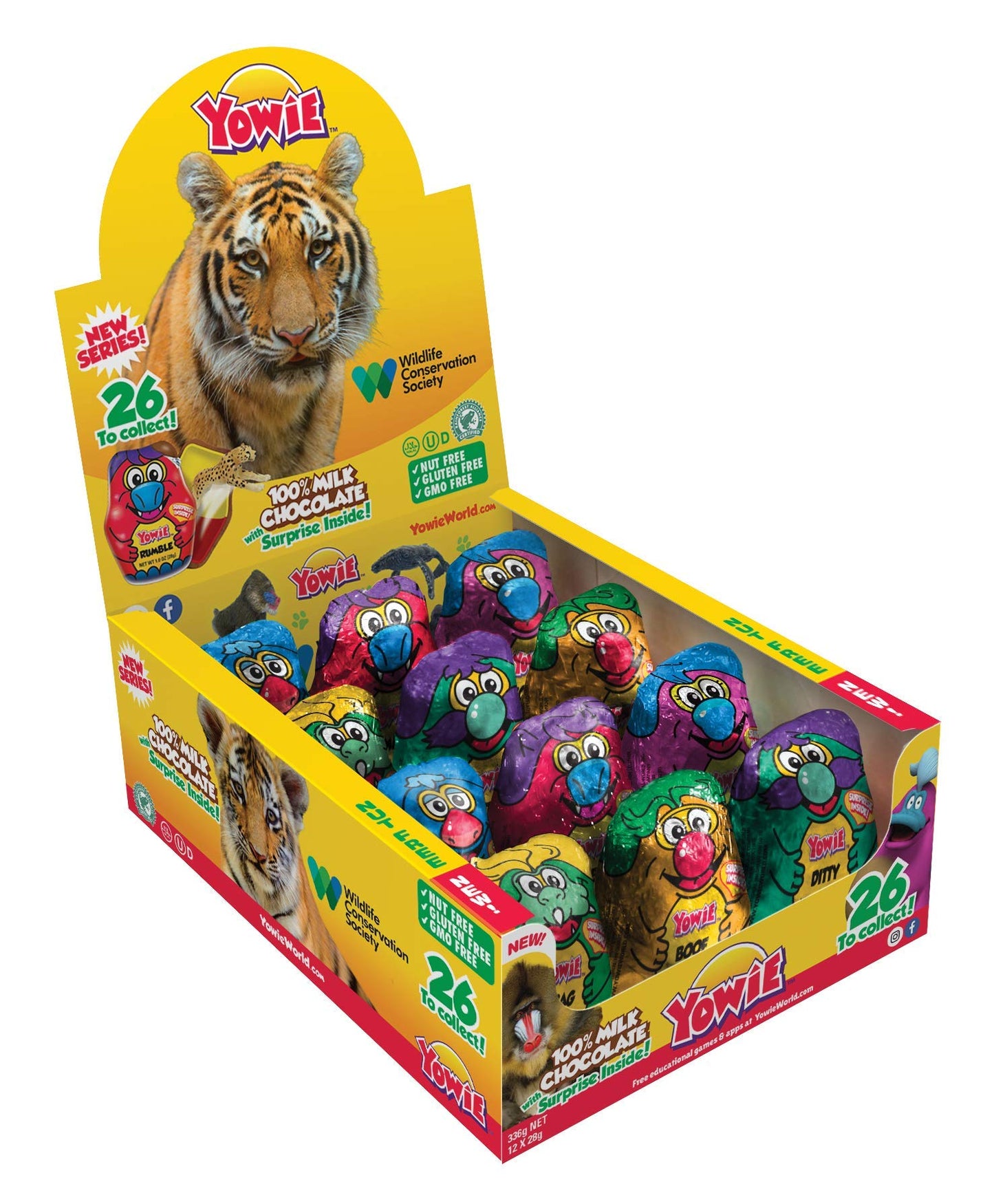 Yowie Chocolate Characters (PACK OF 12)