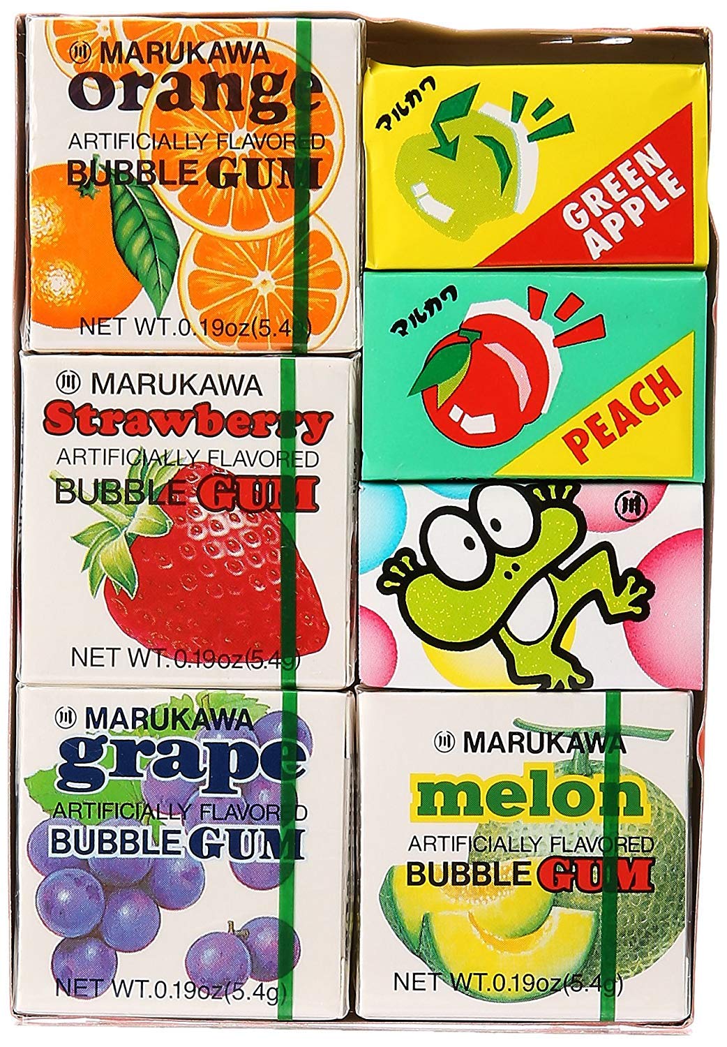 Marukawa 7 Pack Bubble Gum 1.29oz (10 Pack)