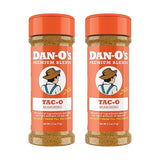 Dan-O's Tac-O Seasoning, 2.5 oz Bottle, 2 Pack, All Purpose Taco Seasoning for Tacos, Quesadillas, Ground Beef and More, Sugar Free, Zero Calorie, Use