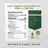 Make-a-Cake Mix, Certified Gluten free, Organic, non-GMO Verified, Certified Kosher, Gluten Free Baking, 2-pounds