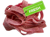 US Sweets Black Cherry Sour Belts - Sweet & Sour Gummy Candy Belts | Gourmet Candy Treat | Delicious Gift | Handmade in Small Batches | Guaranteed