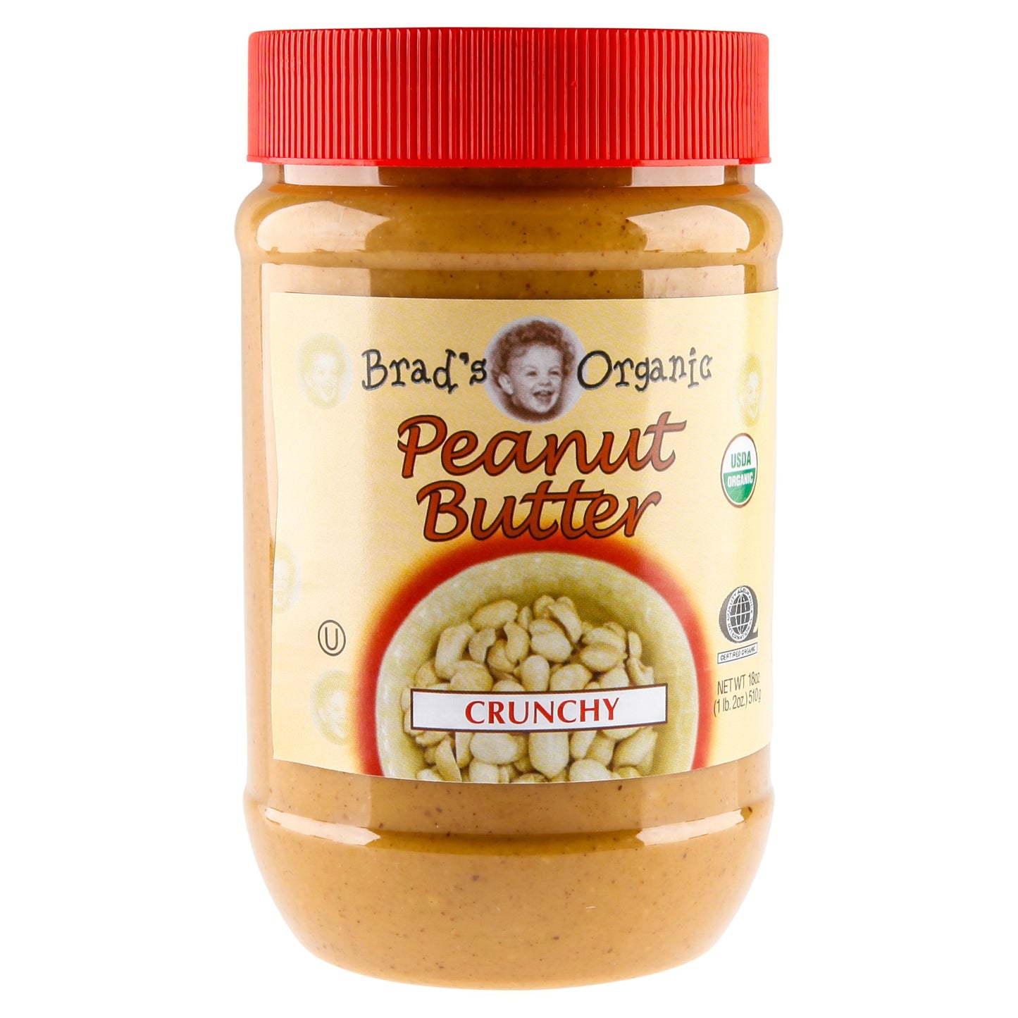 Brad's Organic, Brads Organic Pb Crunchy, 18 Oz