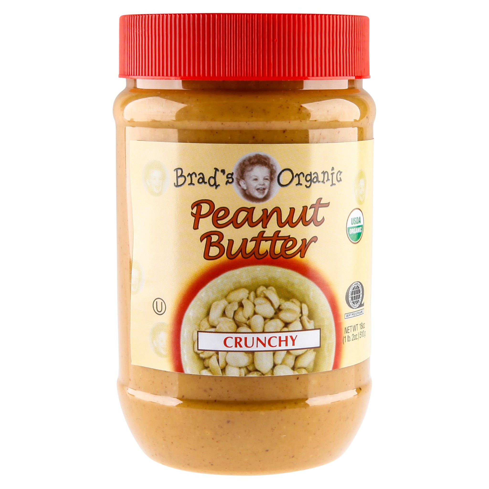 Brad's Organic, Brads Organic Pb Crunchy, 18 Oz