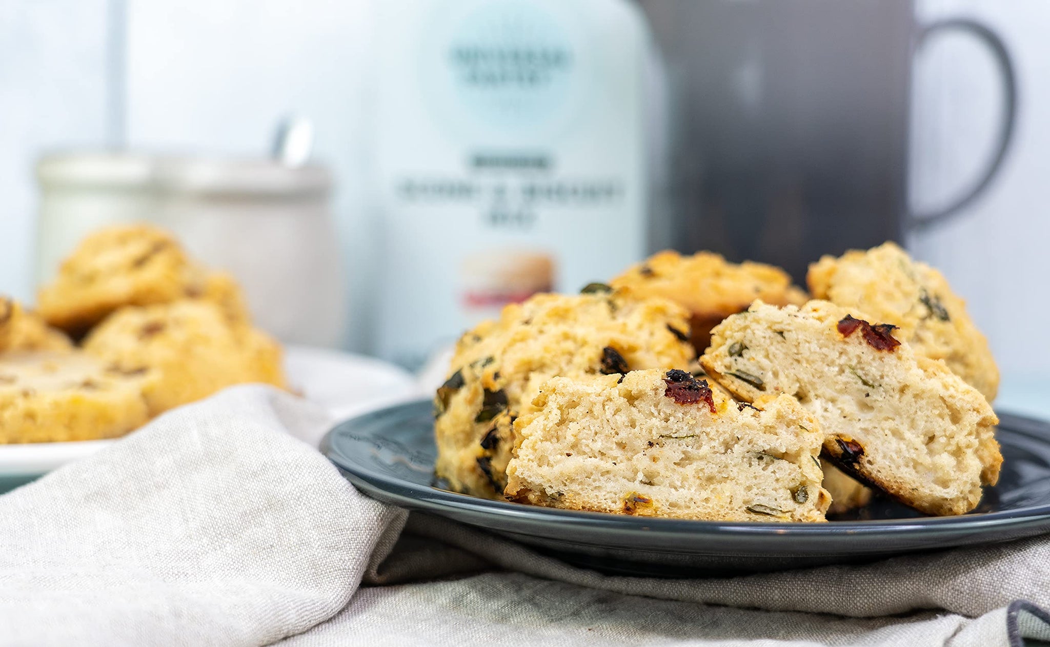 Universal Pantry Top 8 Allergen-Free Scone & Biscuit Mix. Vegan, gluten-free, dairy-free, egg-free, nut-free, soy-free, bean-free, potato-free, non