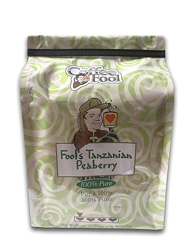 Coffee Fool’s Tanzanian Peaberry, 2 Pound (Coarse Grind)