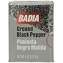 Badia Black Pepper Ground Can, 4-ounces (Pack of6)