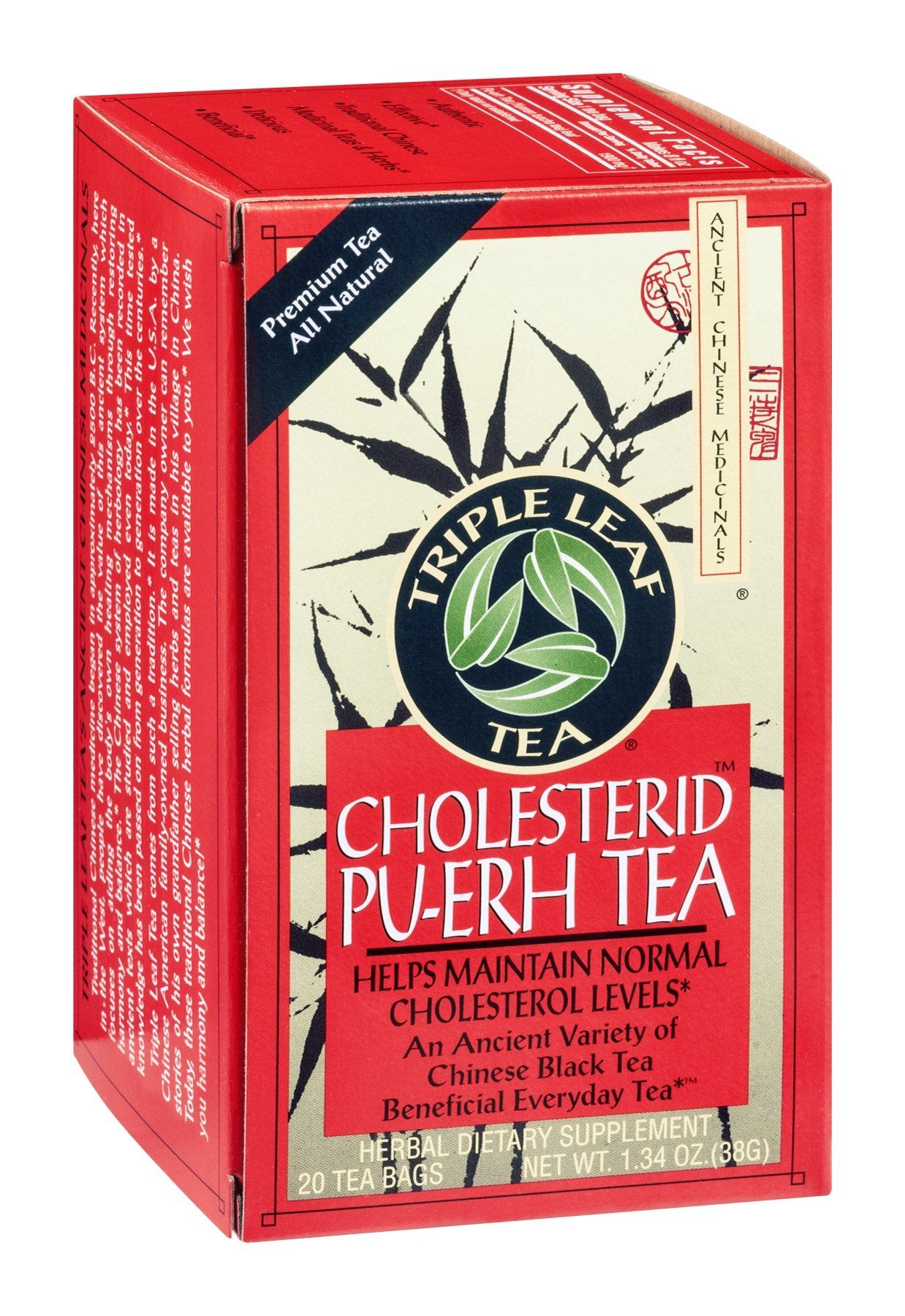 TRIPLE LEAF Cholesterol Tea, 1.34 OZ