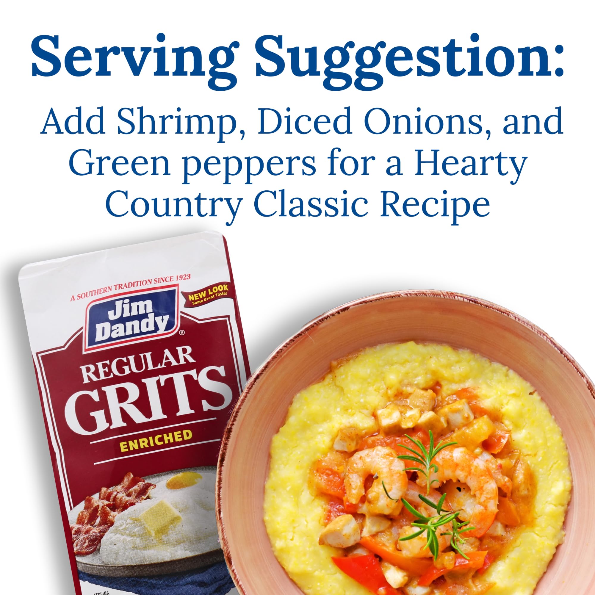 Jim Dandy Grits, Regular Enriched, 32 oz