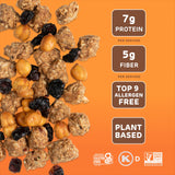 Absurd Snacks Chickpea & Granola Crunch Mix, Nut-Free, Gluten-Free, Plant-Based Snack, Good Source of Protein & Fiber 1.5 Ounce (Pack of 8), Maple