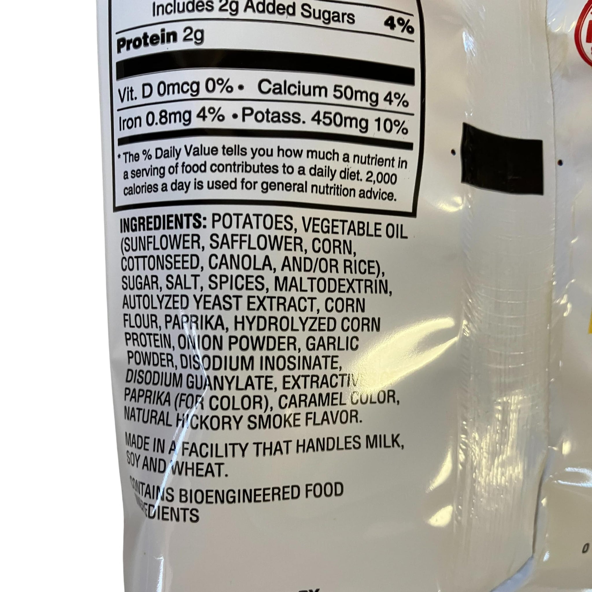 Old Vienna of St. Louis - Red Hot Riplets - Hot BBQ Flavored Ridged Potato Chips- 1.5 Ounce - Pack of 6