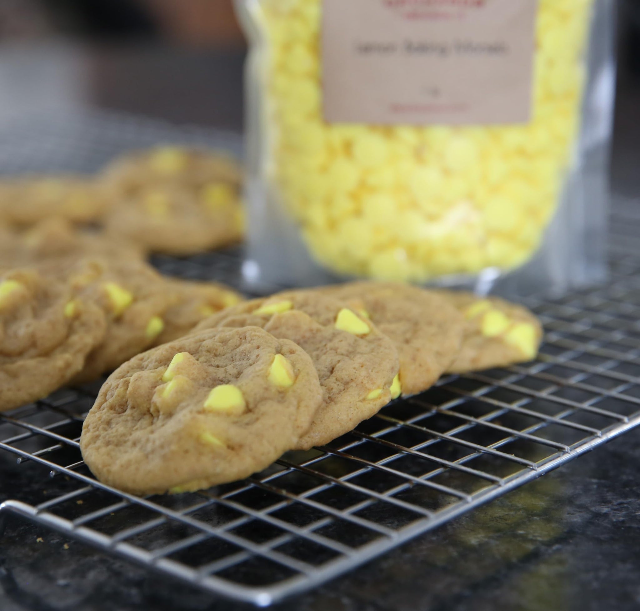 Kauffman Orchards Lemon Confectionary Drops, Cookie Baking Bits, 14 Ounce Bag