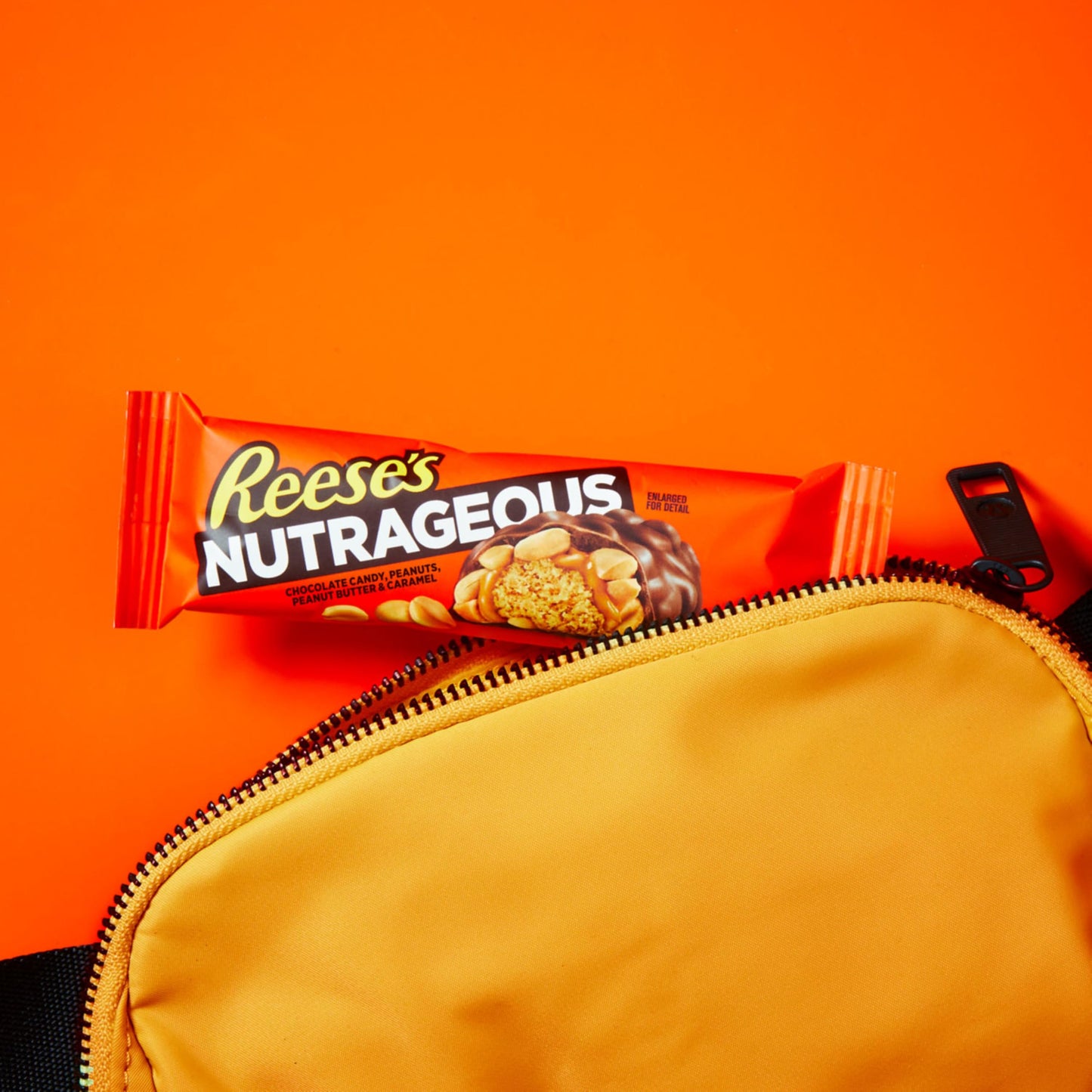 REESE'S NUTRAGEOUS Chocolate, Peanut Butter, Caramel and Peanut Candy Bars, 1.66 oz (18 Count)