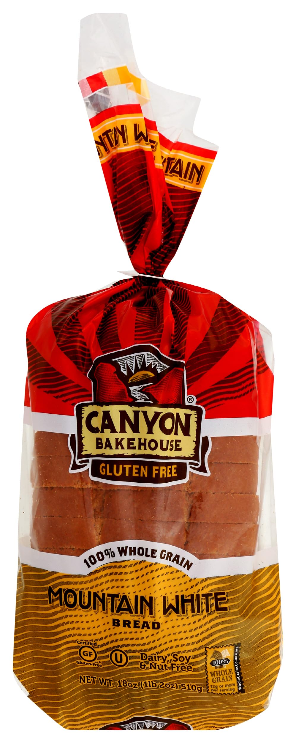 Canyon Bakehouse Mountain White Gluten Free Bread, 18 oz (frozen)