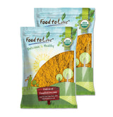 Food to Live Organic Turmeric Powder, 14 Pounds - Non-GMO, Finely Ground Turmeric Root, Pure, Kosher, Vegan, Bulk. Fragrant Spice. Great for Asian
