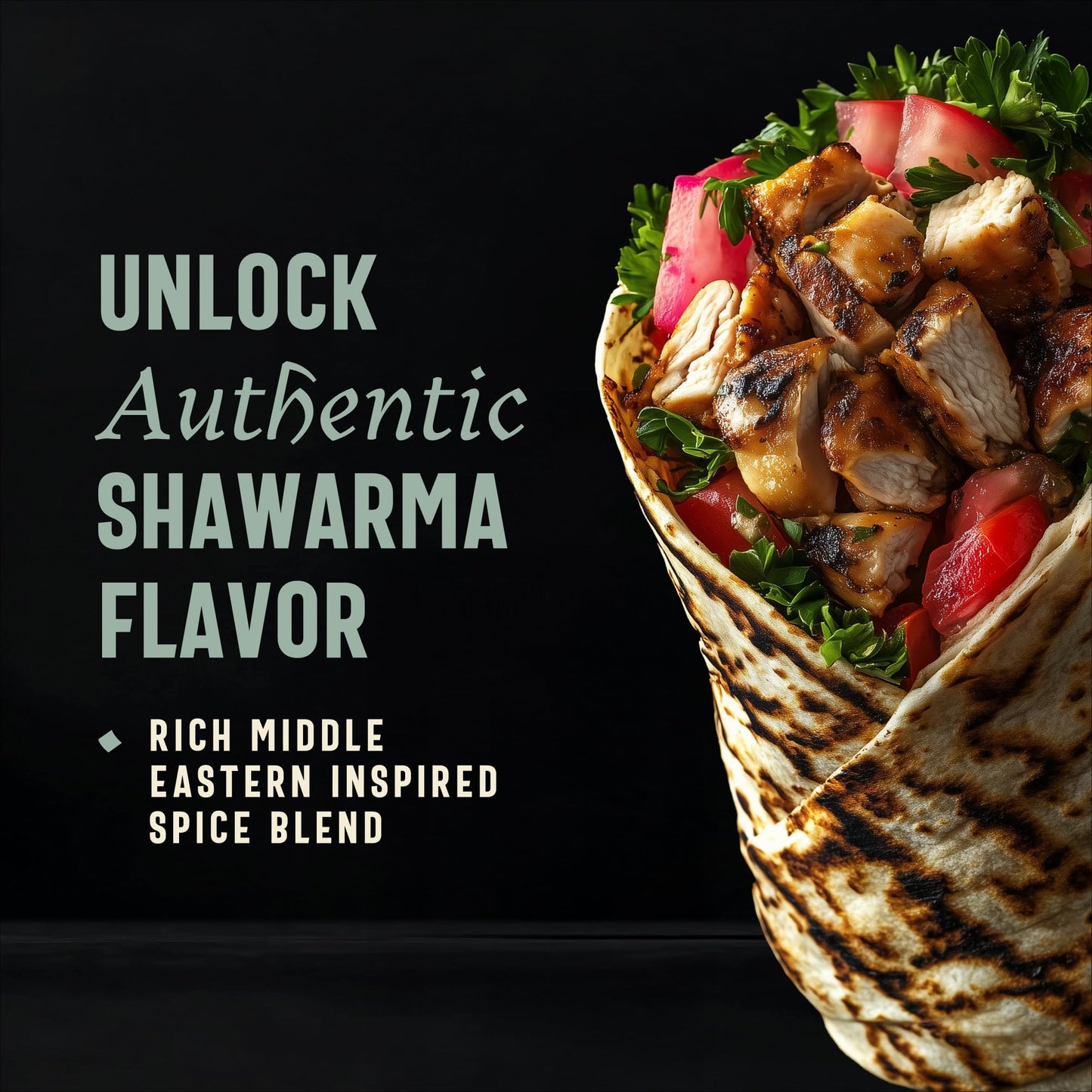 ONE IN A MILL Premium Shawarma Seasoning Blend | Authentic Middle Eastern Spice Mix | Hand-Selected Spices & Freshness | All-Natural