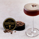 SPECIALTY ESPRESSO MARTINI COFFEE BEANS - 4OZ WHOLE BEAN GARNISH FOR COCKTAILS & MIXOLOGY, PREMIUM BARISTA-QUALITY ESPRESSO MARTINI TOPPING, COFFEE