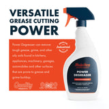Made Here Co. Professional Strength Degreaser for Kitchens, Industrial pH Neutral and Biodegradable Easy Spray & Wipe,Lemongrass Scent,Safely