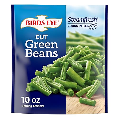 Birds Eye Steamfresh Cut Green Beans Frozen Vegetable, 10 OZ