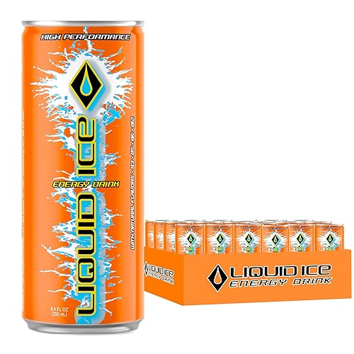 Liquid Ice Energy Drink - Citrus Pop (8.3 Fl Oz, 24 Count)
