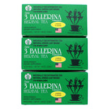 3 BALLERINA TEA DIETERS DRINK EXTRA STRENGH LEMON FLAVOR (3 boxes, 18 tea bags , 1.88 oz ?
