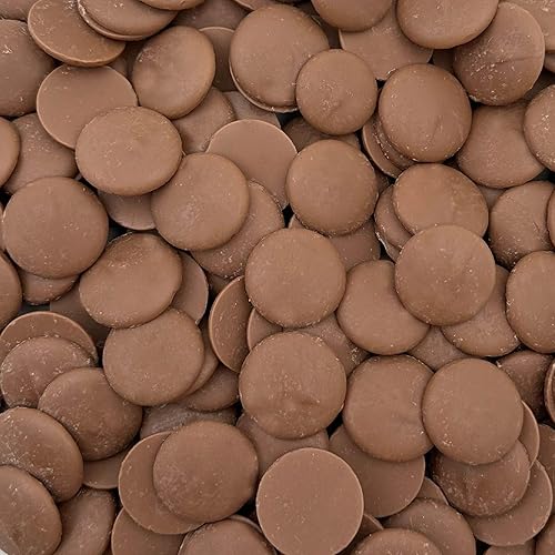 Merckens Melting Wafers Milk Chocolate | 2 Pound Bulk Bag | Creamy Coating Wafers for Smooth Dipping, Candy Making, Molds, and Dessert Enrobing Projects
