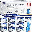 Schneider Nitrile Exam Gloves, Extended 12 Inches Cuff, Medium, 4 mil, 1000-ct Box, Gloves Disposable Latex Free, Powder Free for Medical, Food Prep