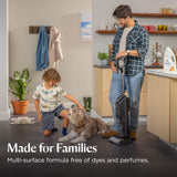 Bissell Multi?Surface Free & Clear Floor Cleaning Solution, 64 oz - Fragrance?Free Cleaner for Sealed Hard Floors & Area Rugs, Safe for Kids & Pets
