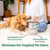 Good Natured Brand | Carpet Deodorizer & Freshener Powder | 31 oz Pet Odor Eliminator for Strong Odor & Pet Urine | Fresh Natural Mahogany Coconut